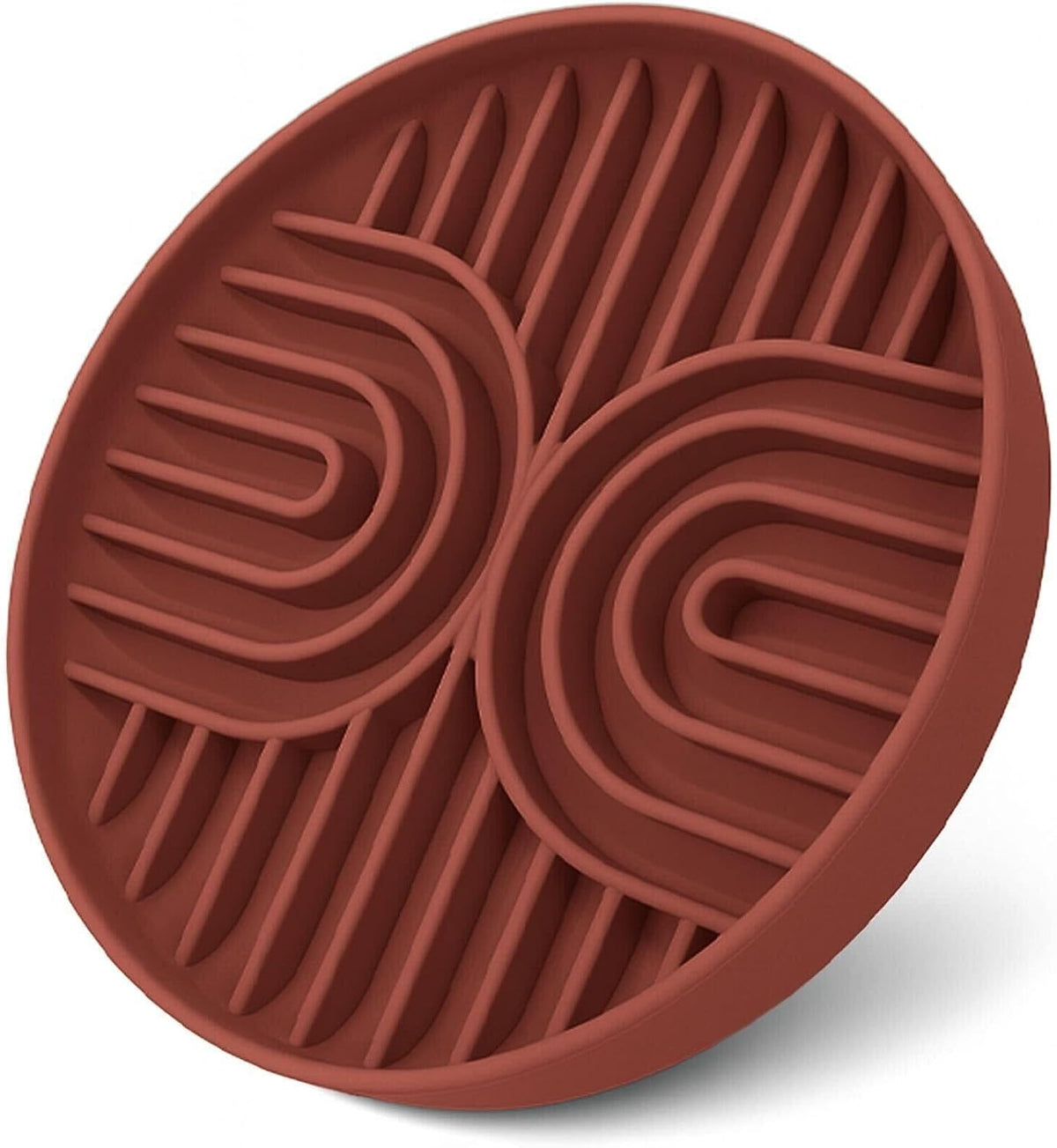 Silicone Slow Feeder Dog Bowls for Small Dogs & Puppies, Slow Eating Bowl
