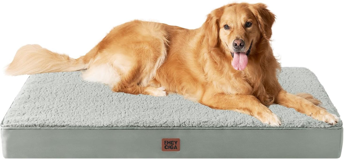 EHEYCIGA Orthopedic Dog Bed Extra Large with Removable Washable Cover, 44IN