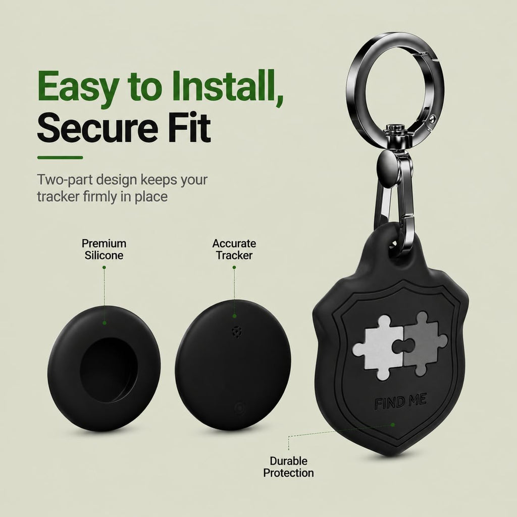Dog Tracker with Apple Find My, GPS Pet Tracker for Dogs and Cats