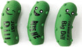 Squeaky Dog Toys for Medium Dogs, Soft Latex Squeaky Dog Ball, Cute Funny Squeak Crunchy Pickle Pet Toys