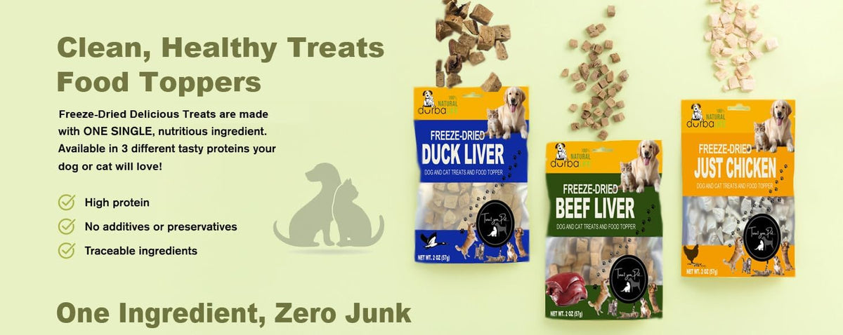 Freeze-Dried Duck & Chicken Balanced Raw Bites - Dog & Cat Treats Food Topper - Perfect for Picky Eaters - Grain-Free, Protein Rich Recipe (2.0 oz, Duck & Chicken Balanced Mix)