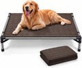 Elevated Dog Cat Bed Cover Replacement Pad, 51 x 32 Inch, Brown