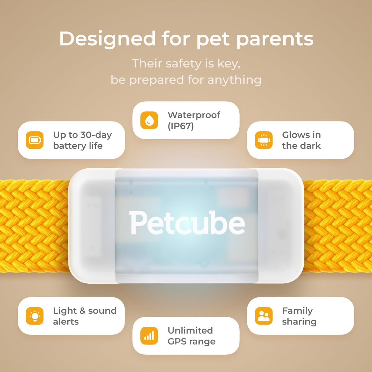 Petcube GPS Tracker for Dogs – Real-Time GPS Tracking & Escape Alerts