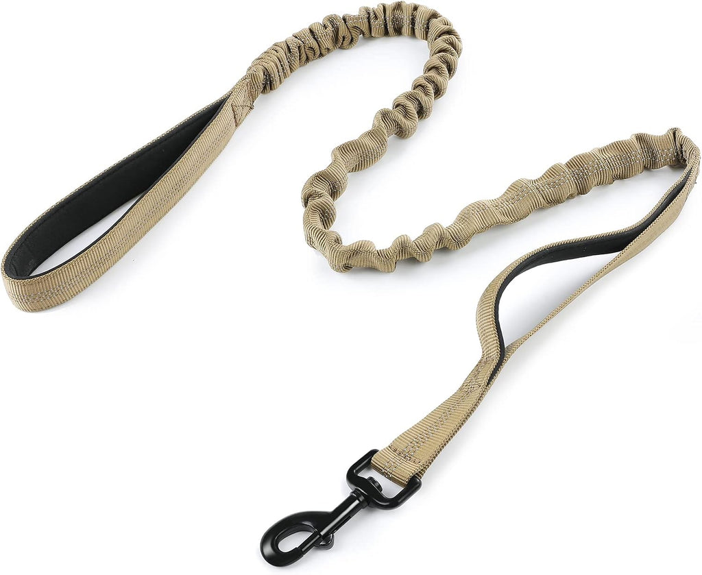 rabbitgoo Tactical Dog Leash, Heavy Duty Training Bungee Lead