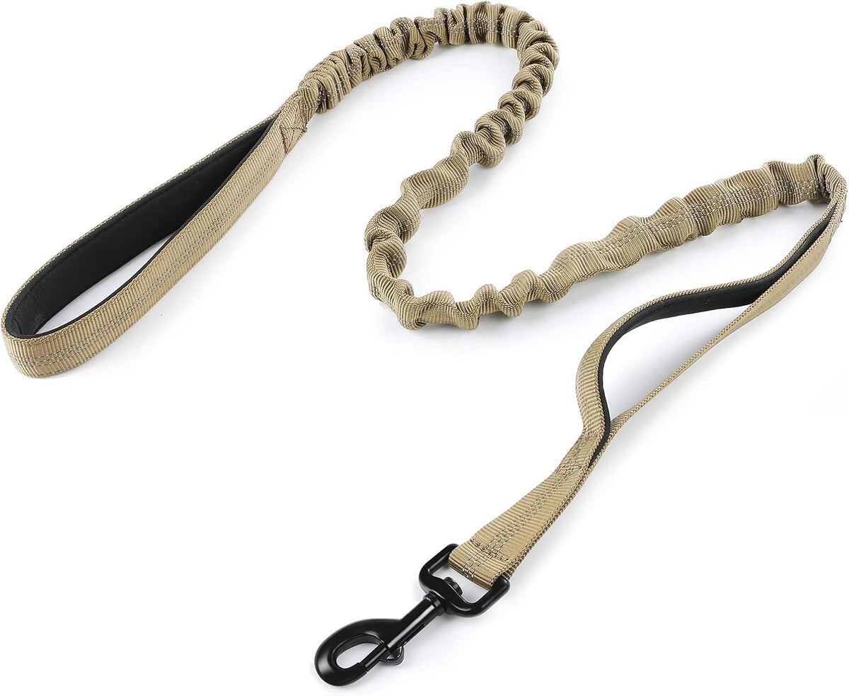 rabbitgoo Tactical Dog Leash, Heavy Duty Training Bungee Lead