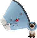 Soft Dog Cone for Small Dogs & Cats, Comfy Dogs Recovery Collar After Surgery, Adjustable E Collar Alternative to Stop Licking, Protective Pets Cones for Pup&Kitty, Comfortable Dog Cones
