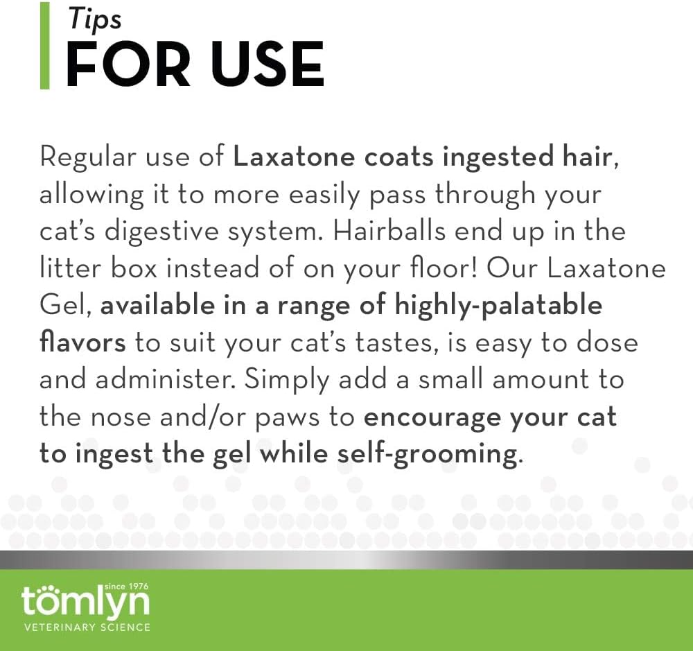 Tomlyn Laxatone, Catnip Hairball Gel for Cats, 2 Pack