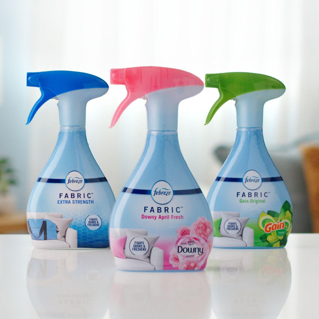 Febreze Fabric Spray Air Freshener, Odor-Fighting Fabric Refresher, Sneaker Balls Alternative, Couch Cleaner, Linen Spray, Multi-Use, Downy April Fresh Scent, 23.6 fl oz (Pack of 2)