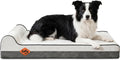 Laifug Orthopedic Dog Bed, Dark Grey 40''x25''x5.5'', Memory Foam