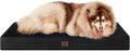 EHEYCIGA XXL Washable Dog Crate Bed with Memory Foam, 47x29Inch, Black