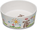 Loving Pets Dolce Moderno Dog Bowl – Modern Melamine Dog Food Bowl & Dog Water Bowl – Durable, Non-Slip Pet Dish for Small & Medium Dogs – Dishwasher Safe Dog Bowl (Large, 47 oz)