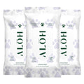 ALŌH Hypoallergenic Multi-Purpose Pet Wipes, All-Natural & Unscented | Grooming & Cleaning Wipes for Paws, Butt, Face & Body - Sensitive Skin Safe with Coconut & Avacado Oil - 3 x 50ct (150ct)