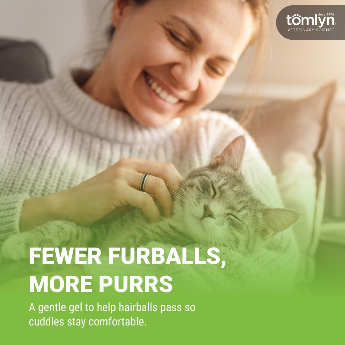 Tomlyn Laxatone, Hairball Gel for Cats, Tuna, 4.25 oz (Pack of 2)