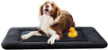 Dog Crate Pad Washable Dog Bed for Crate Large Cozy Mat 48-Inch Dark Gray