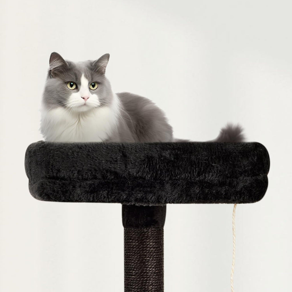 Gothic Cut Cat Tree Cat Tower Condo with Hammock Kittens Scratching Post