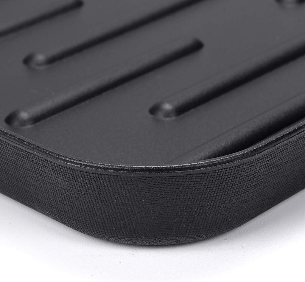 OwnMy Black Boot Tray Mat Indoor Plastic Small Shoe Tray Mat for Entryway | Multi-Purpose Boot Tray for Plants Pet Food Dog Water Bowls Cat Litter Box, Boot and Shoes Drying Mat for Indoor and Outdoor