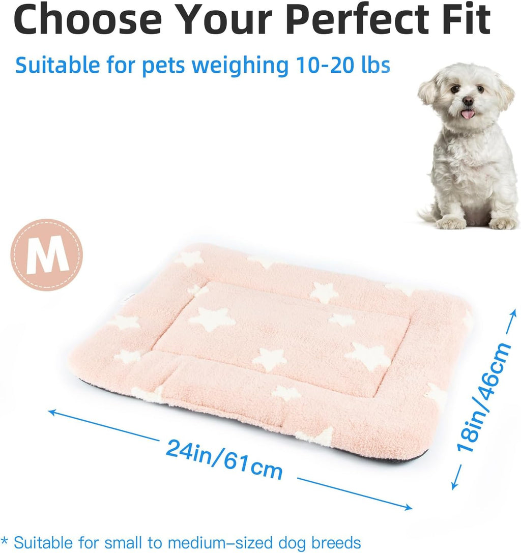 Mora Pets Dog Crate Pad Washable Cat Dog Bed for Crate Flat Pet Kennel Mat