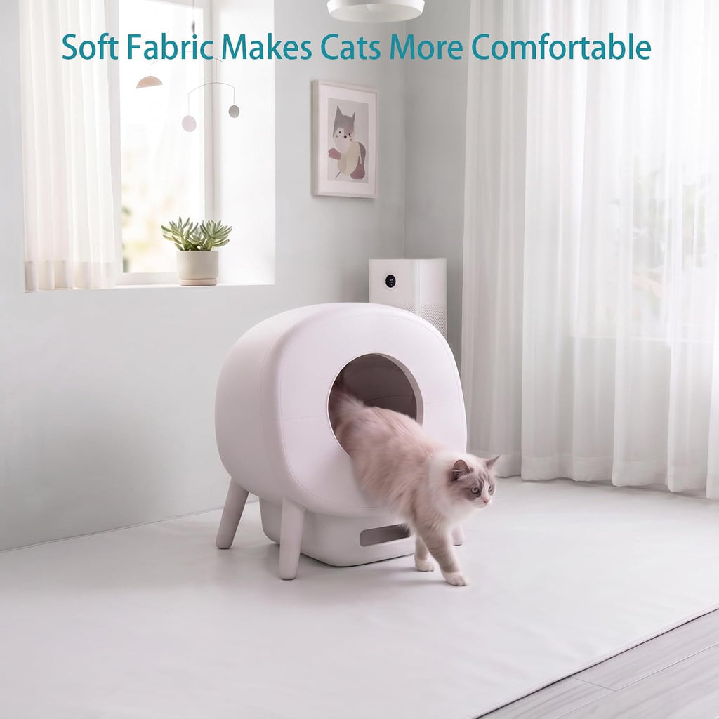 Waterproof Pad for Self Cleaning Litter Box (Two Pack) | Washable Removable Cat Litter Box Pad, Leak-Proof Replacement Liner Accessories