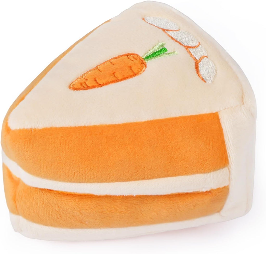 CHEWFFON Dog Interactive Toy, Puzzle Snuffle Carrot Cake for Enrichment