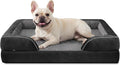 INVENHO Orthopedic Medium Dog Dogs, Egg-Crate Foam Dog Couch with Washable Removable Cover, Waterproof Lining and Nonskid Bottom