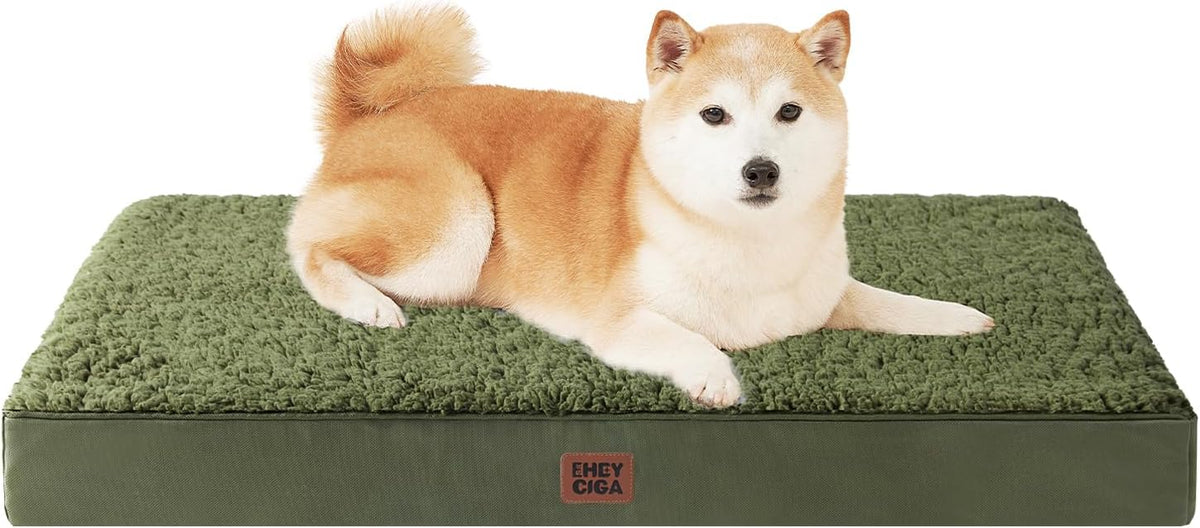 EHEYCIGA Orthopedic Dog Bed Large with Removable Washable Cover, 36x27