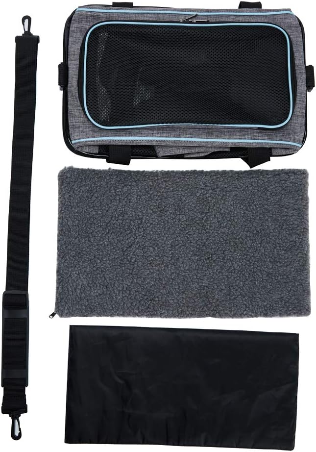 Vceoa 17.5"x11"x11" Pet Carrier for Cats