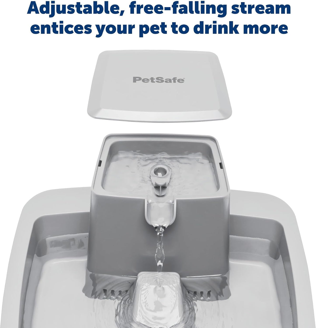 PetSafe Oasys Pet Fountain, 2 Gallon (256 oz), Cats, Dogs & Multi-Pet Homes