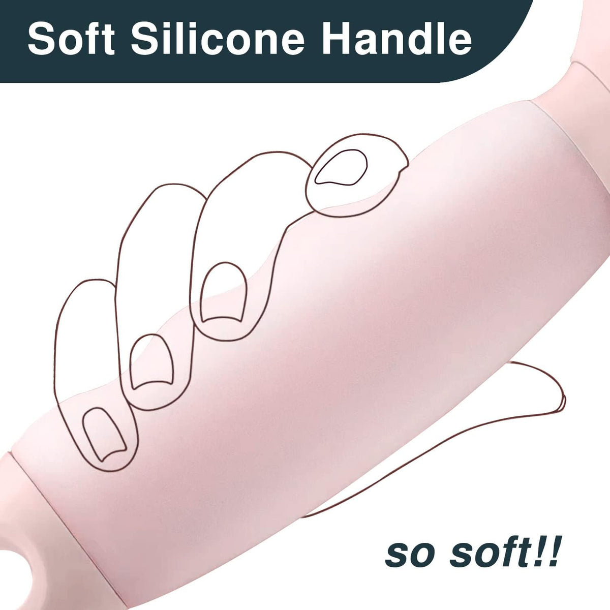 Cat Hair Brush, Soft Silicone Self Cleaning Brush for Short and Long Haired Cats, Pink Pet Grooming Comb, Cat Shedding Brushes | For Indoor Cats,Removes Loose Hair,Reduces Shedding,Soft Rounded Tips,Ergonomic Silicone Handle,Gentle Massage,Easy Grooming 