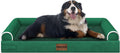 NANUYA Orthopedic Dog Bed for Jumbo Dogs, 53 x 42 Inch, Emerald