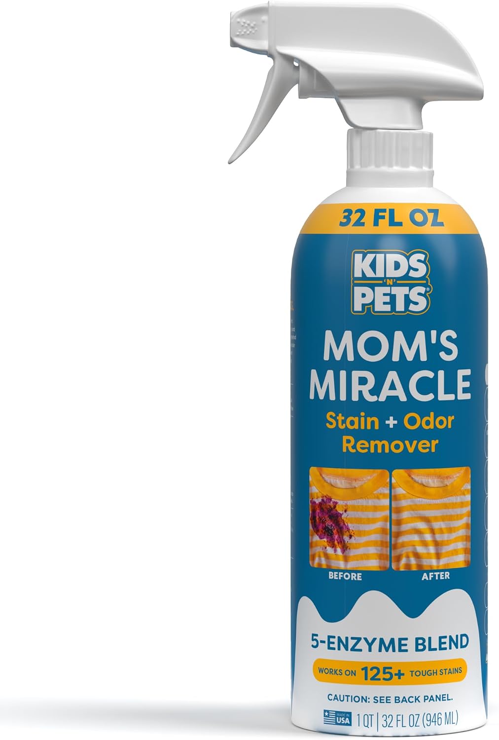KIDS 'N' PETS Mom's Miracle Stain and Odor Remover, 32oz