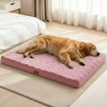 Patas Lague Orthopedic Large Dog Bed Washable Pet Crate Mat 48''X30'' Pink
