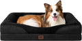 EHEYCIGA Orthopedic Dog Bed for Large Dog, Memory Foam Dog Couch, Black