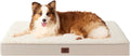 EHEYCIGA Orthopedic Dog Bed Large with Removable Washable Cover, 41IN Camel
