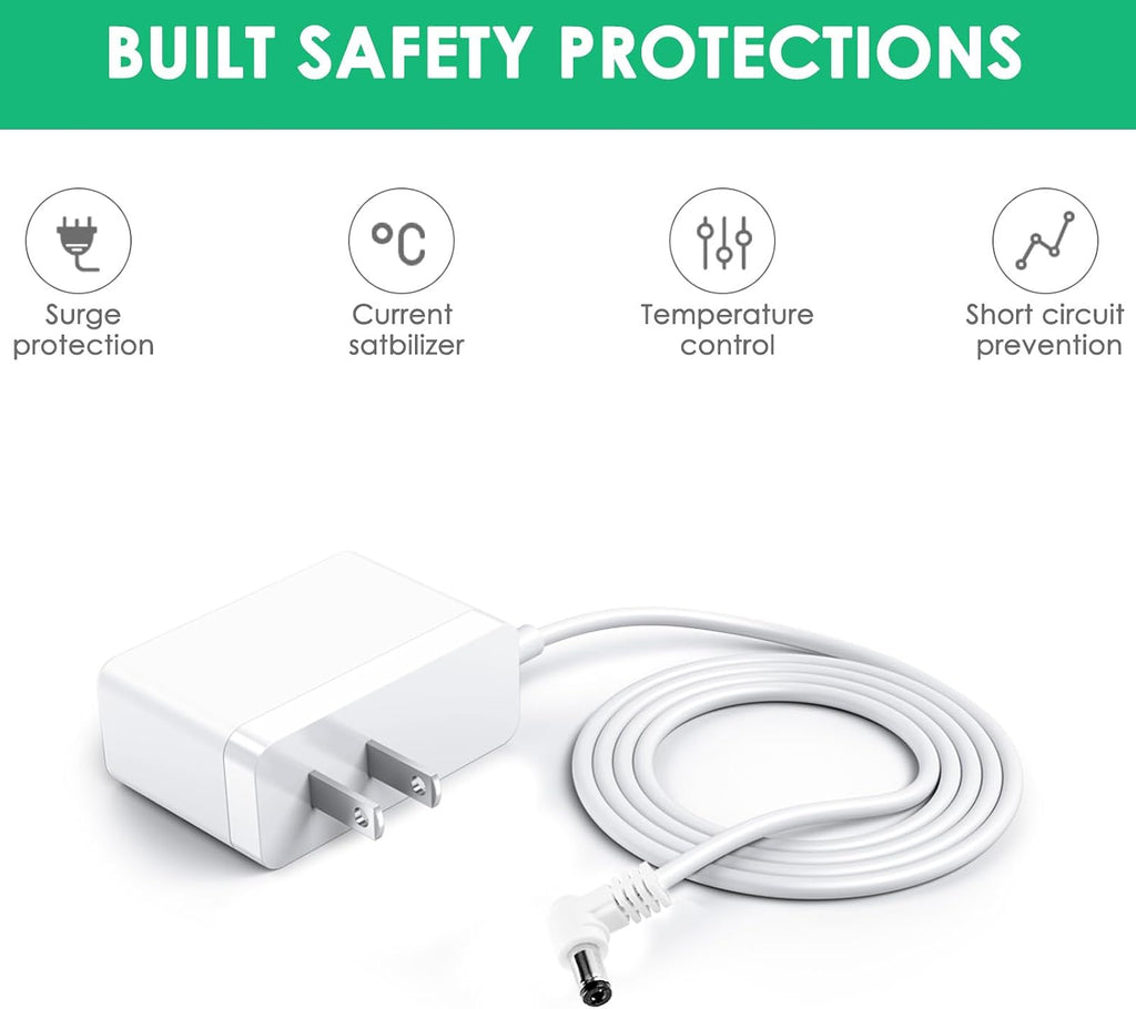 12V Replacement Charger for Cumrige M2 Self Cleaning Litter Box Compatible with Cumrige M2 Automatic Cat Litter Box Self Cleaning Litter Box Power Supply Adapter