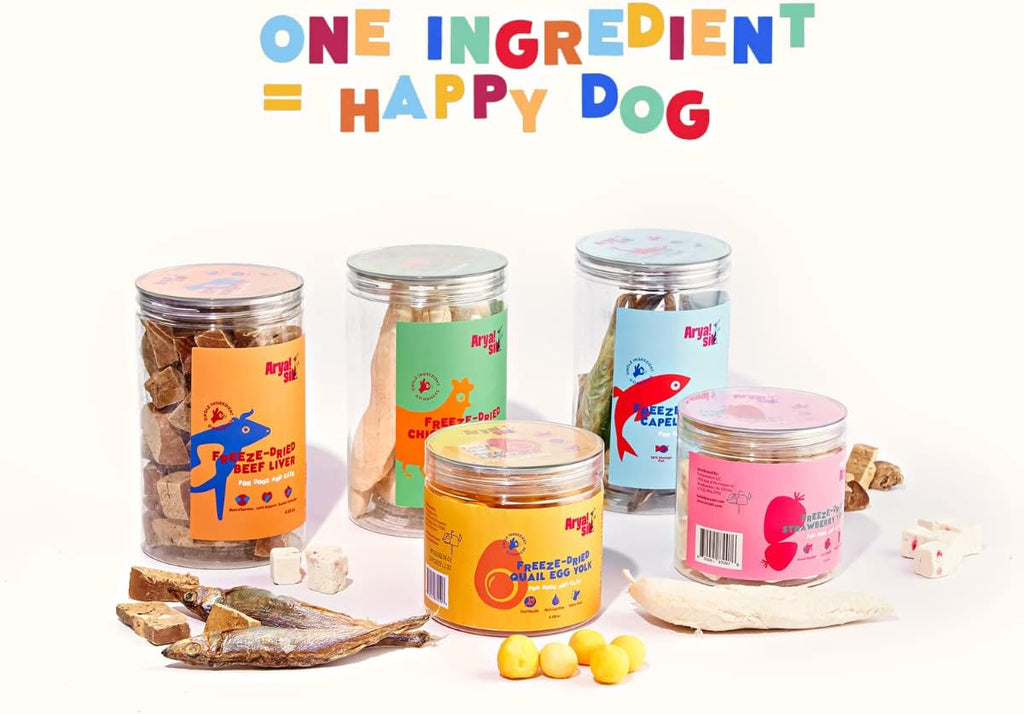 Arya Sit! - Freeze-Dried Single Ingredient Dog Treats (Baby Shrimp)