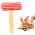 Rabbit Brush, Soft Silicone Small Animal Massage Comb, Practical Bunny Brush for Grooming, Bunny Grooming Kit Supplies Suitable for Cats Puppies & Other Pets