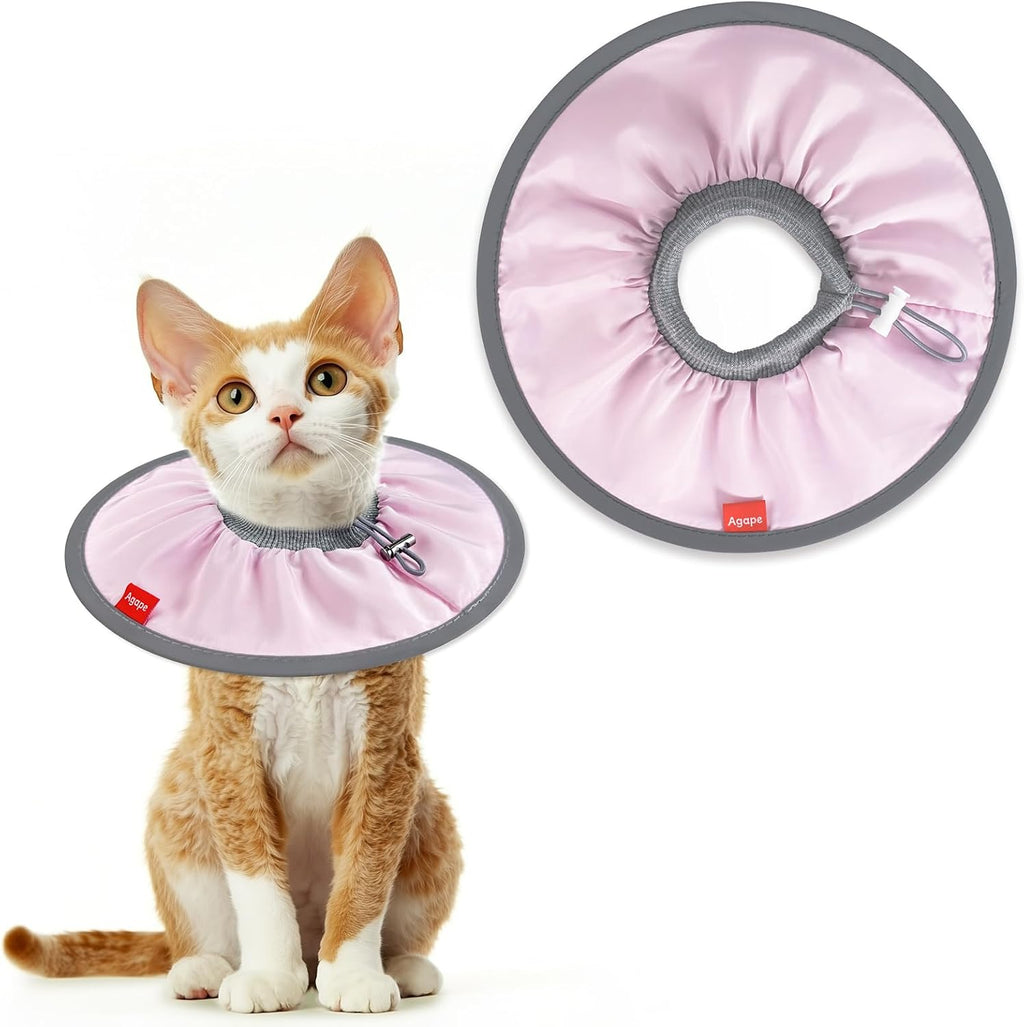 Agape Summer Soft Cat Cone, Lightweight Collar to Stop Licking & Scratching