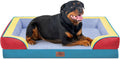 Comfort Expression Orthopedic Dog Bed for Extra Large Dogs with Bolster