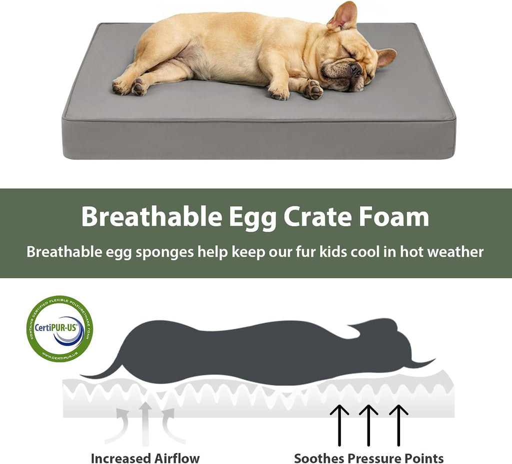 WNPETHOME Outdoor Waterproof Dog Bed Large Sized, Washable Creat Pad 30"