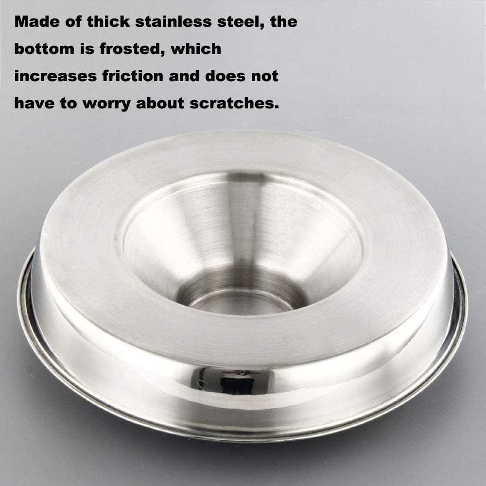 YUDANSI Stainless Steel Puppy Weaning Bowls,Cat Bowls for Food Water,Multiple Puppies Feeder Whelping Dishes,Litter Feeding Station Pans for Small Dogs Cats Eating at Same Time-Small Medium Large Size