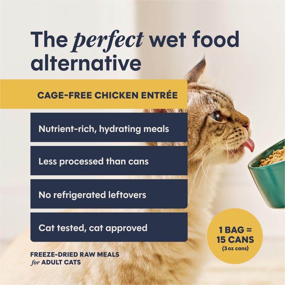 Instinct FreshDried Pates, Freeze Dried Cat Food, Chicken, 13 oz. Bag