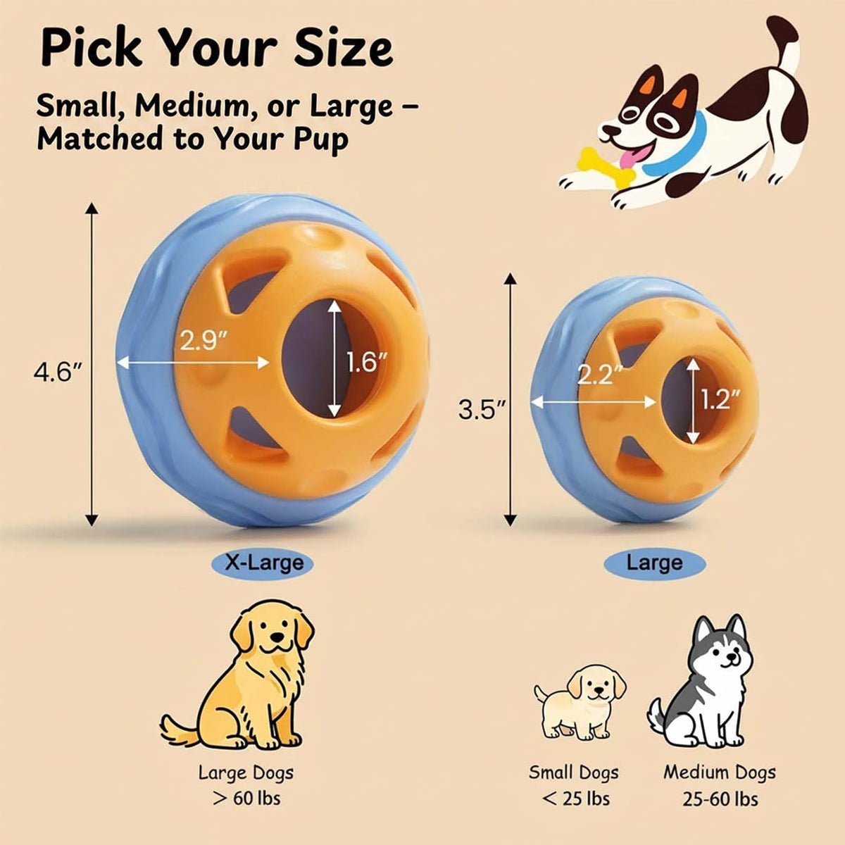 Nocciola Enrichment Dog Licking Toy Set, Frozen Treat Molds & Interactive Feeder for Aggressive Chewers, Freezable Rubber Dog Lick Bowl Long-Lasting to Keep Them Busy, Engagement & Anxiety Relief