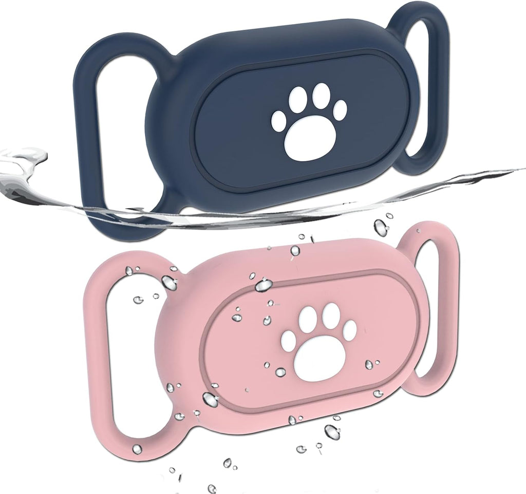2 Pack Waterproof Dog Collar Compatible with Samsung Galaxy SmartTag2