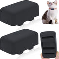 Silicone Holder for Tractive Cat Mini Tracker for pet Collar, Black,2 Packs