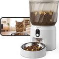 Automatic Cat Feeder with Camera, 2K Video, WiFi, Backup Power, 4L