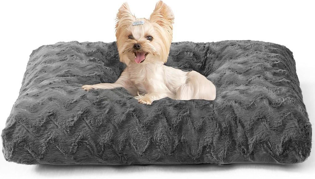 EHEYCIGA Washable Dog Beds for Small Dogs, 23x18 Inch Pet Bed, Charcoal