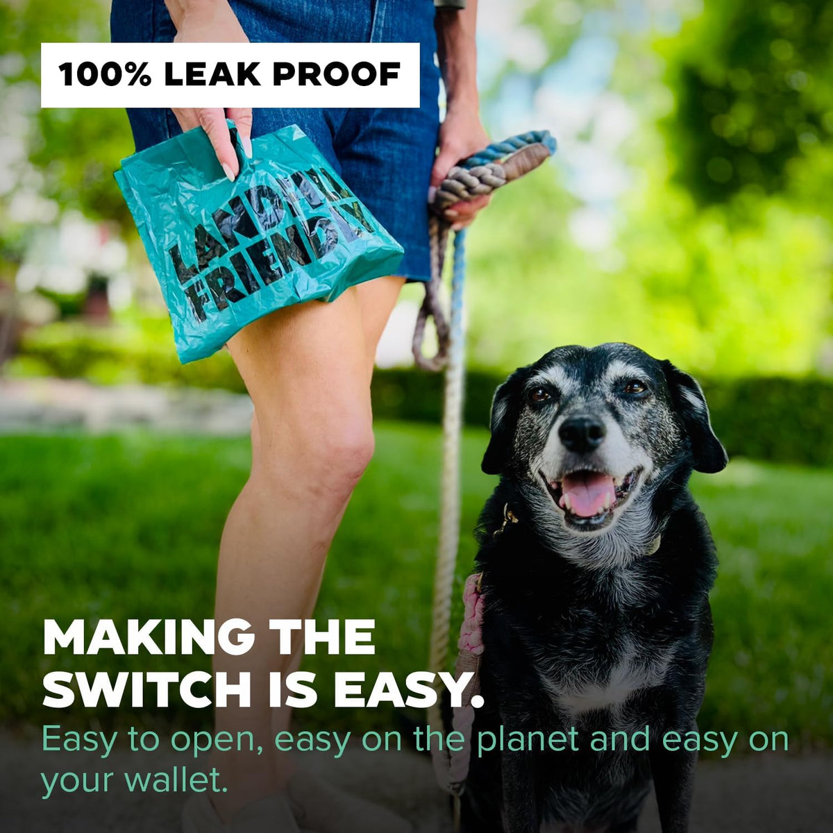 Doggy Do Good - Next Pet Waste Bags for Dogs, Unscented, 240 Count | Heavy-duty, Easy-open Dog Bags - 50% Recycled Plastic & 15% Biobased Materials - Trash-bin Ready & Landfill-Friendly