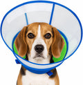 Soft Dog Cone Collar for Medium Dogs, Adjustable Recovery Collar to Stop Licking, Comfortable E-Collar Alternative After Surgery, M