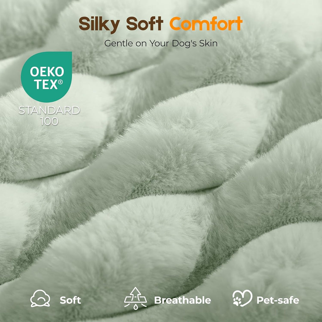 Orthopedic Dog Bed for Large Dog, Waterproof Washable Pet Bed for Crate