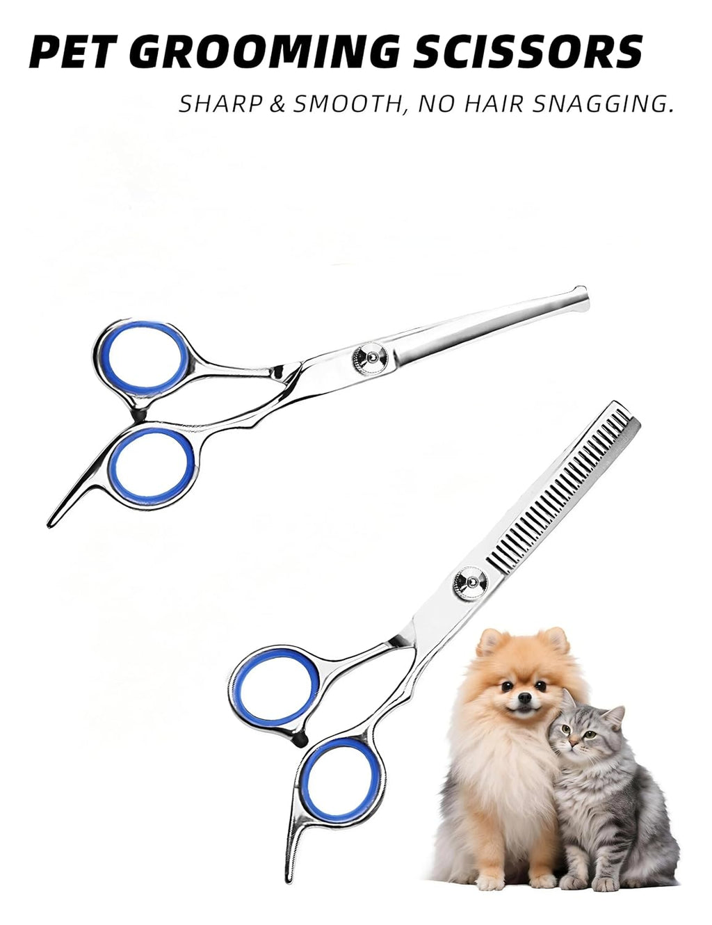 Dog Brush for Shedding,Deshedding Slicker Undercoat Rake Brush for Dog,8PCS
